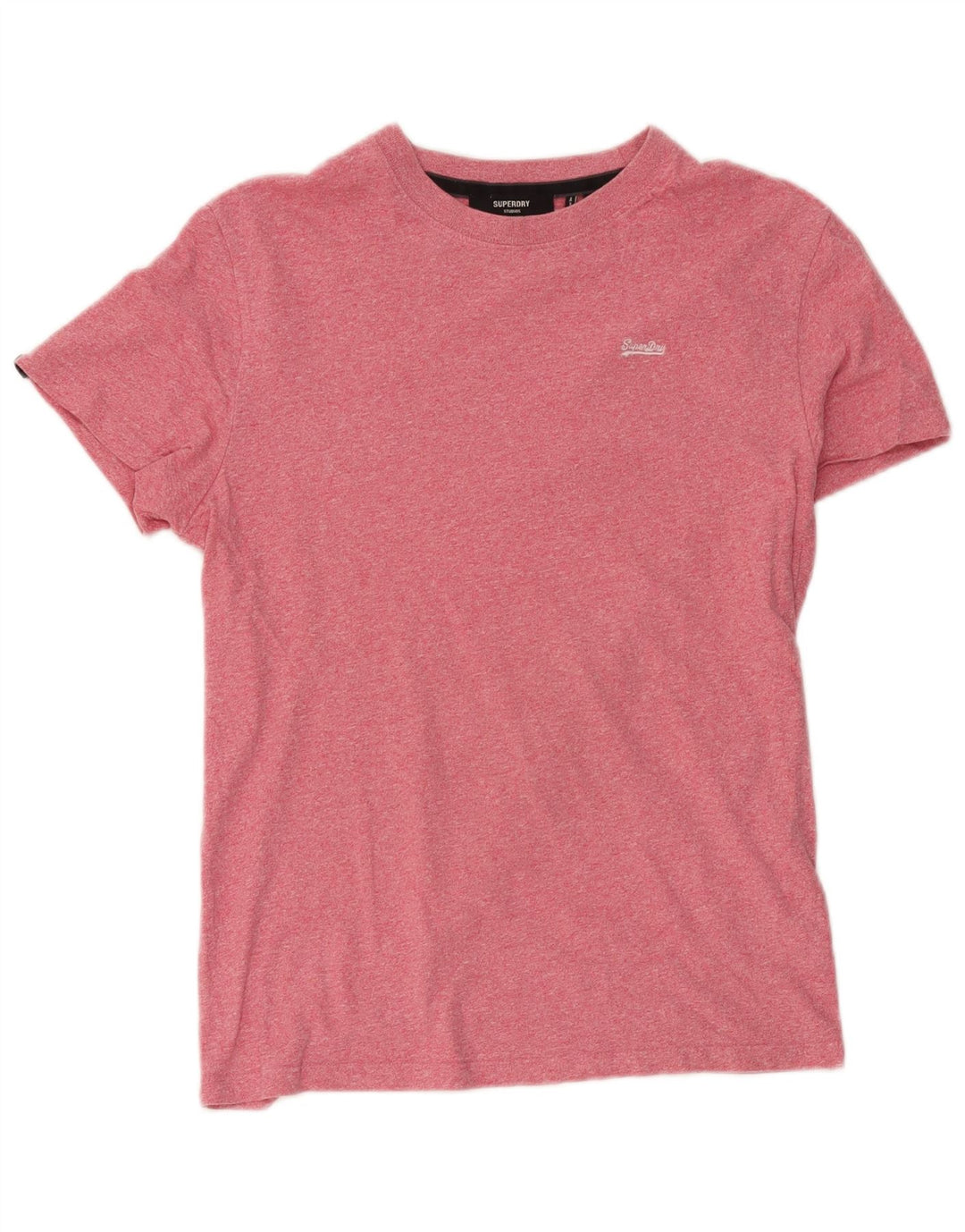 Superdry T-shirt top mellem lyserød bomuld til mænd