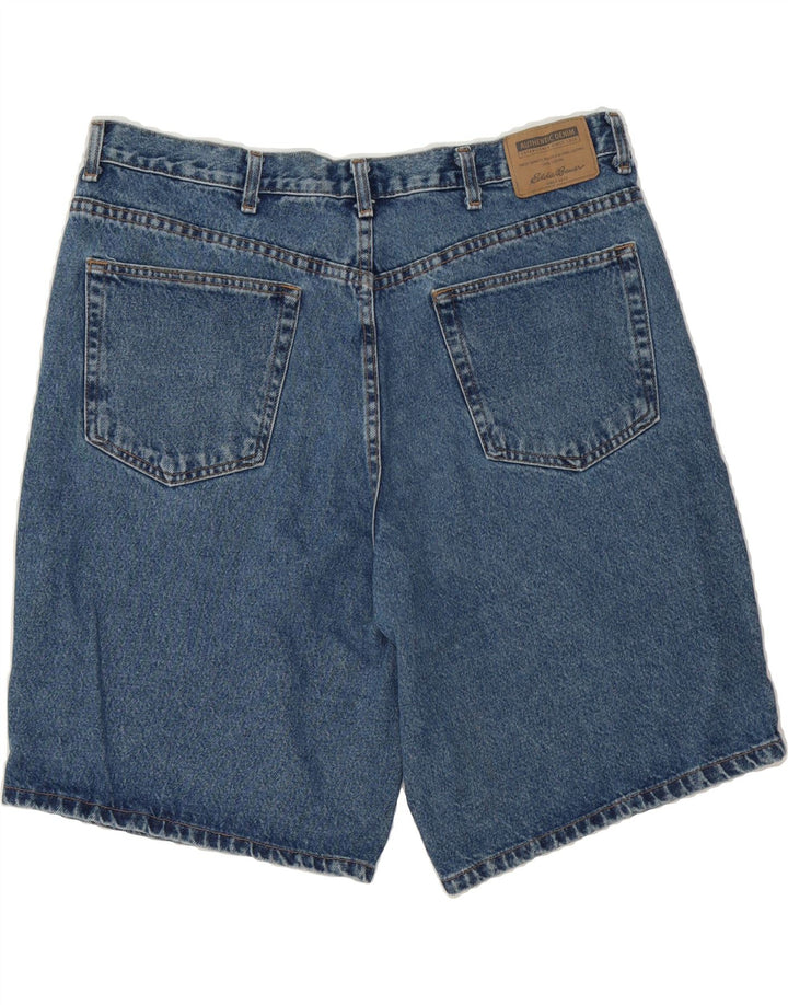 EDDIE BAUER Mens Denim Shorts  W38 XL Blue Cotton Vintage Eddie Bauer and Second-Hand Eddie Bauer from Messina Hembry 