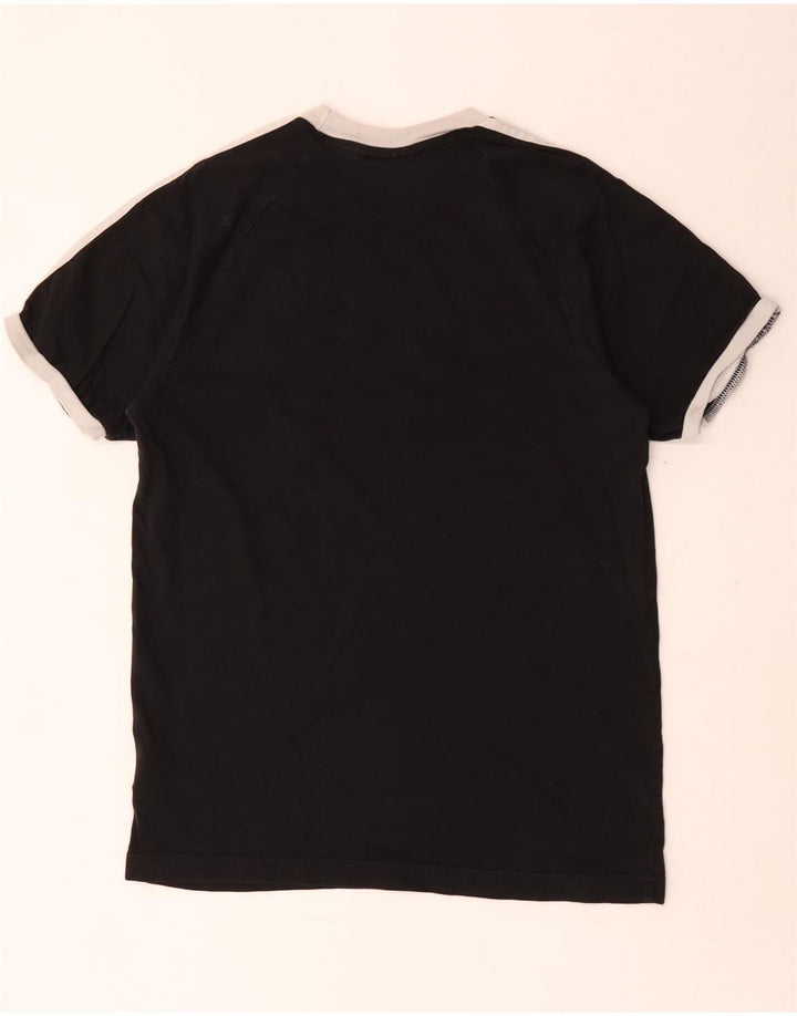 Adidas herre T-shirt top lille sort bomuld