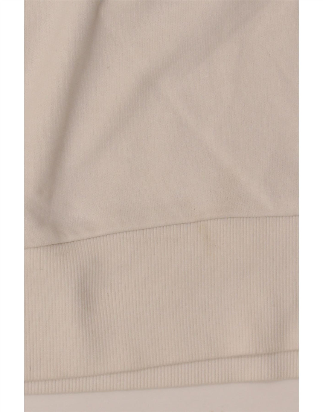 PUMA Womens Crop Oversized Sweatshirt Jumper UK 14 Medium White Bomuld