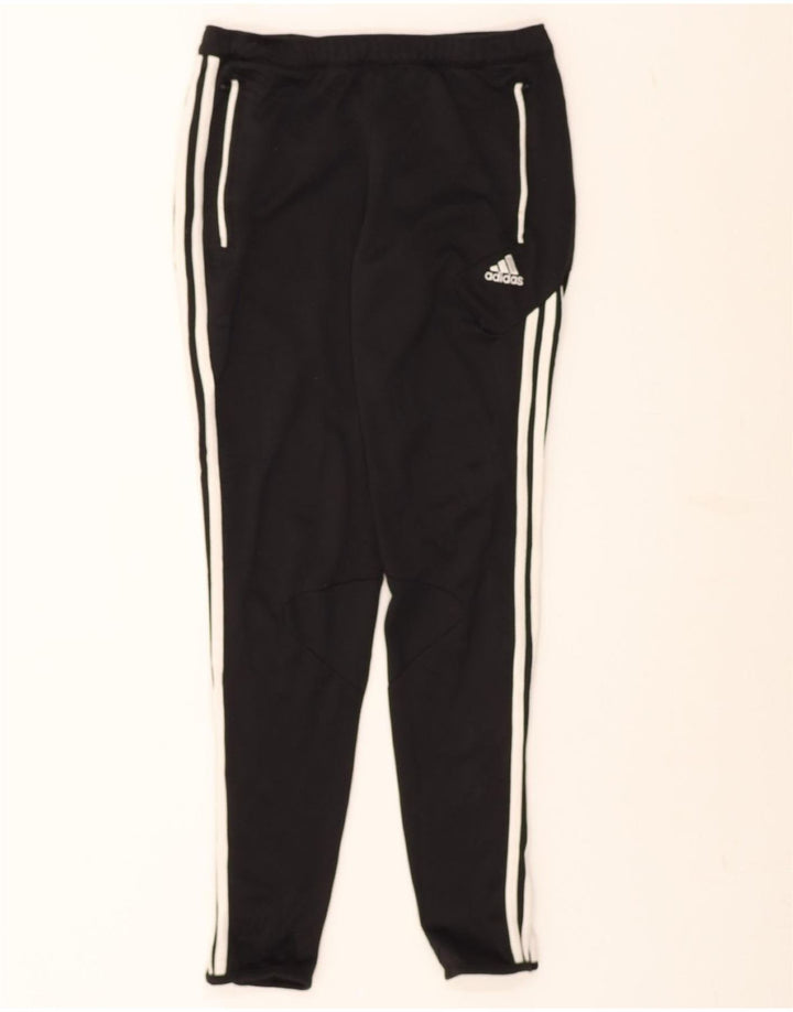 ADIDAS Womens Climacool Tracksuit Trousers UK 8/10 Small  Black Polyester Vintage Adidas and Second-Hand Adidas from Messina Hembry 
