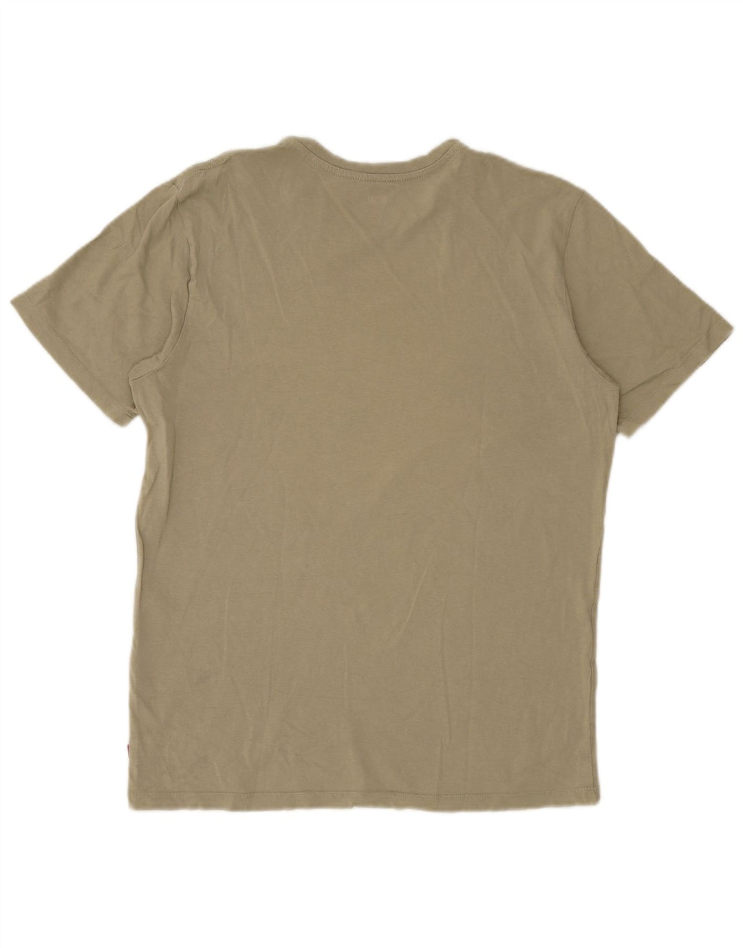 LEVI'S Herre grafisk T-shirt Top Medium Khaki Bomuld
