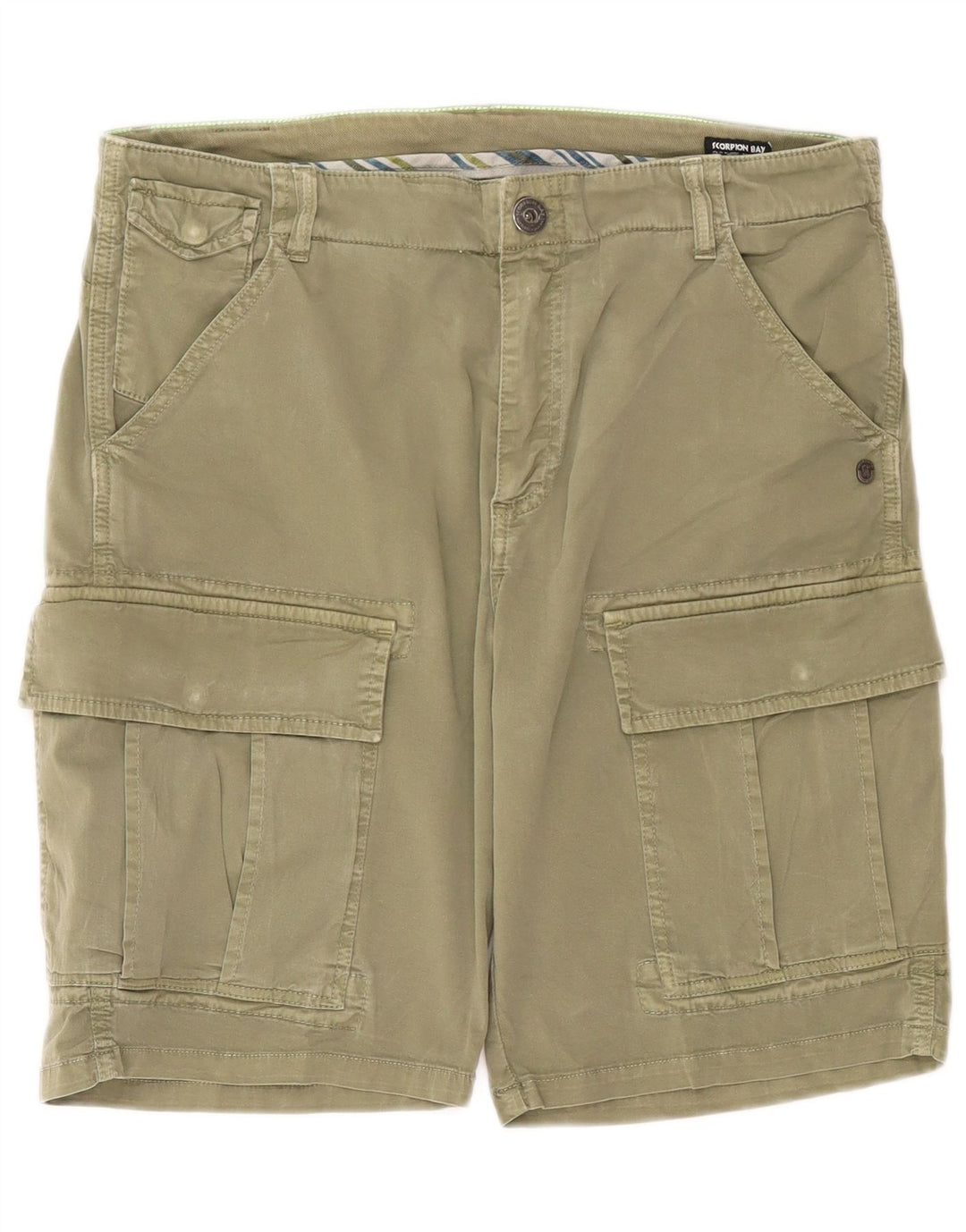 Scorpion Bay Herre Cargo Shorts W36 Large Khaki Bomuld