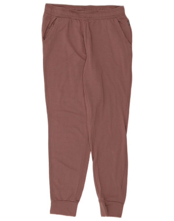 Eddie Bauer Dame træningsdragt Bukser Joggers UK 10 Small Pink Polyester