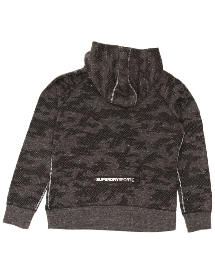Superdry Womens Graphic Full Tracksuit UK 18 XL Grå Camouflage Polyester