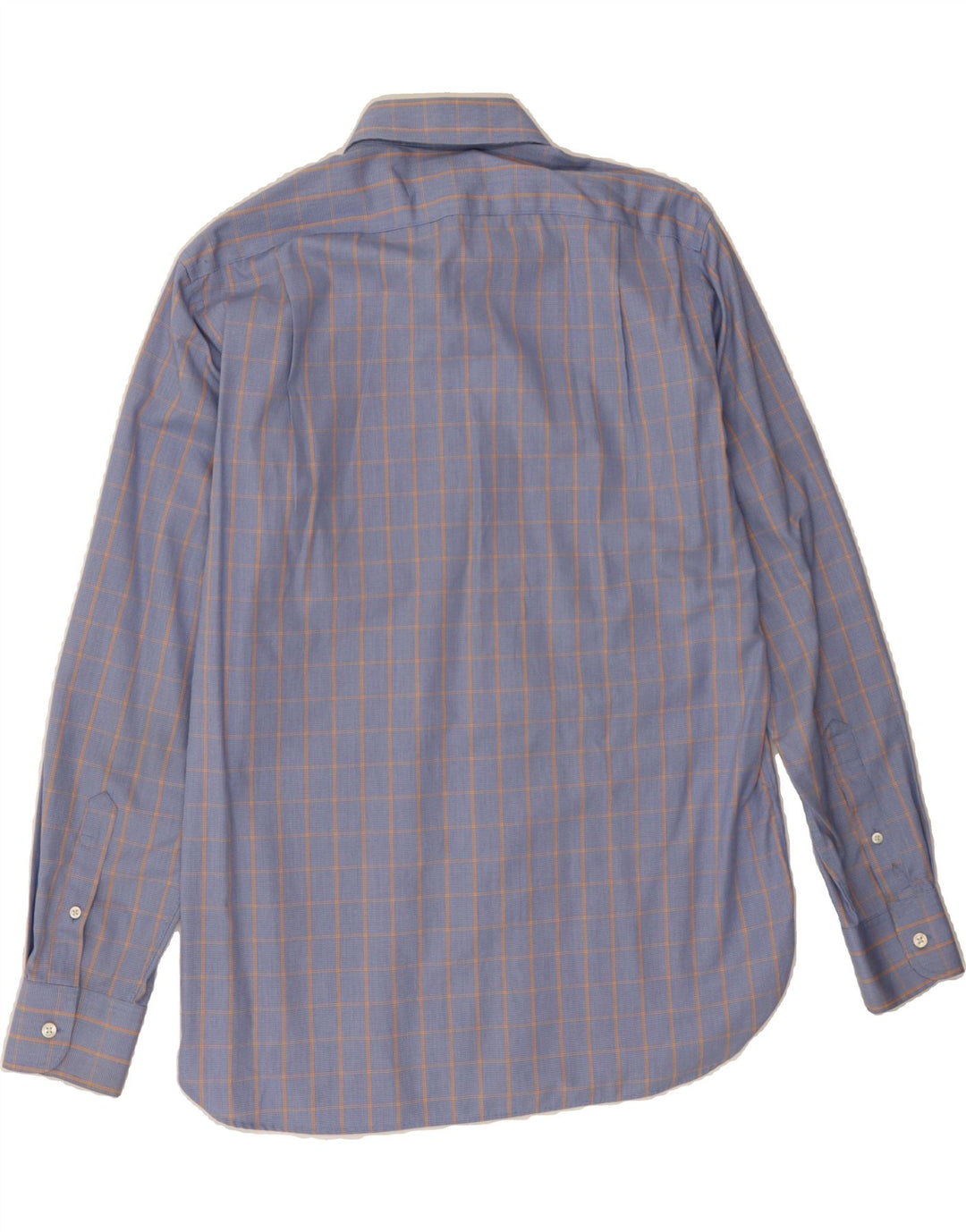 J. CREW Mens Shirt Size 15 15 1/2 Medium Blue Check Cotton Vintage J. Crew and Second-Hand J. Crew from Messina Hembry 