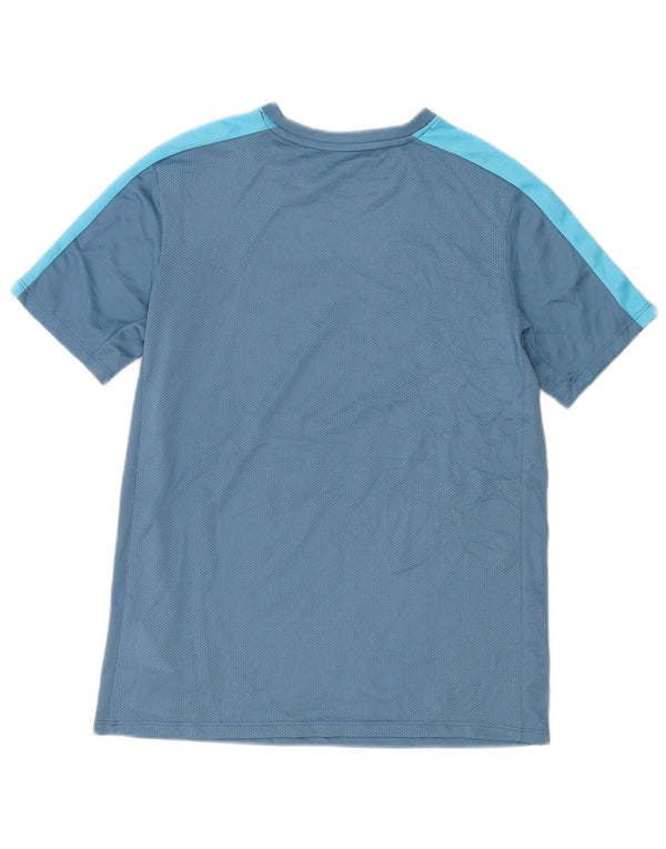 Nike Boys Dri Fit T-Shirt Top 13-14 år XL Blå Colourblock Polyester