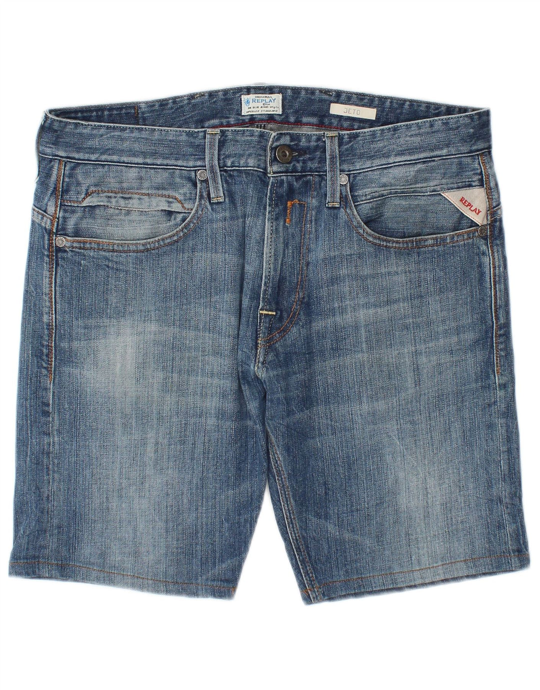 Replay Herre Jeto Denim Shorts W32 Large Blue