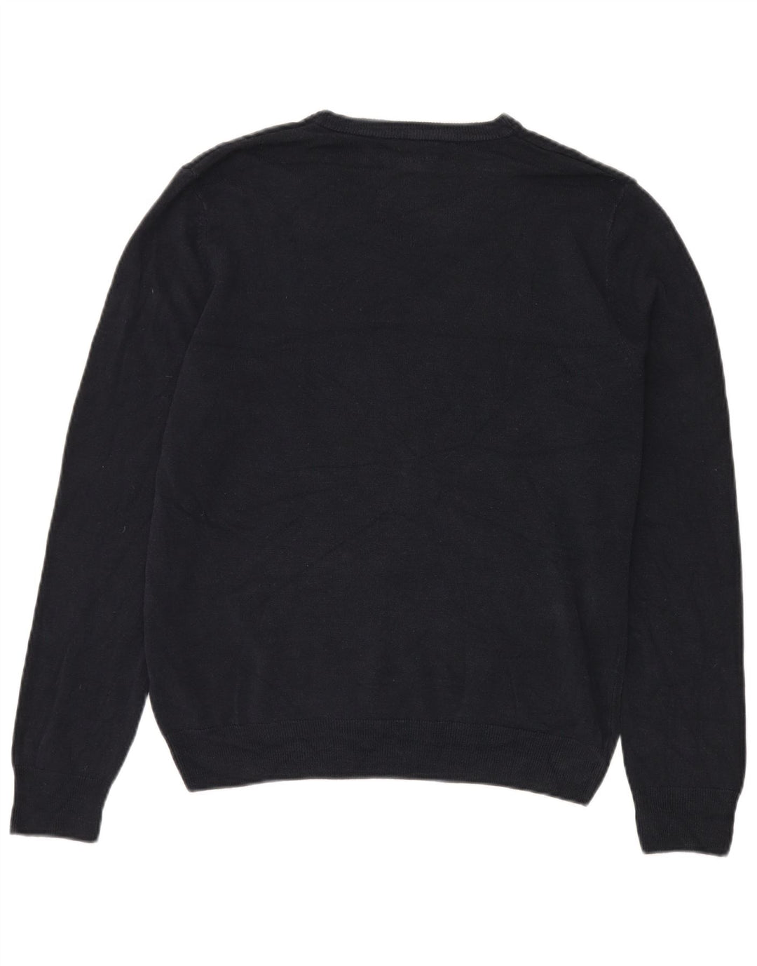 MARKS & SPENCER Herre V-hals sweater Stor marineblå akryl