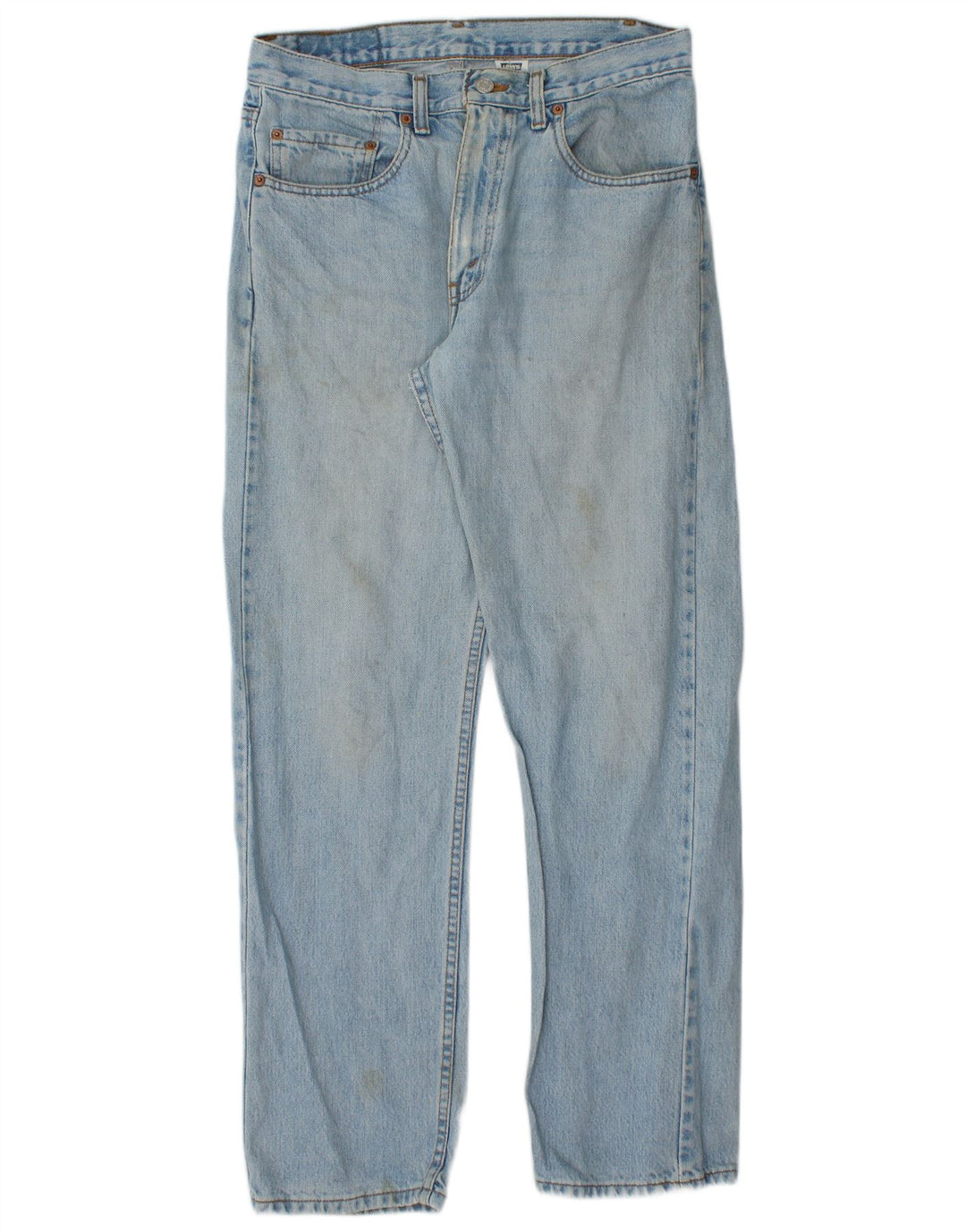 Levi's Herre 505 Straight Jeans W32 L30 Blå Bomuld