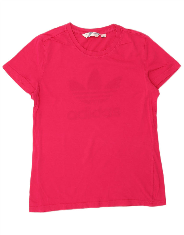 ADIDAS Grafisk T-shirt top til kvinder EU 40 Medium Pink