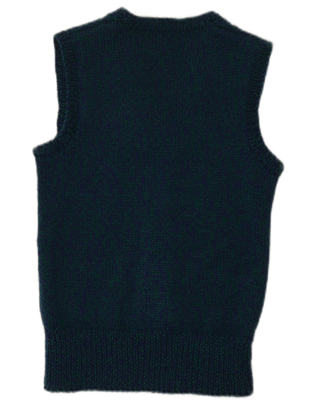 Vintage damevest tanktop XS marineblå flækket