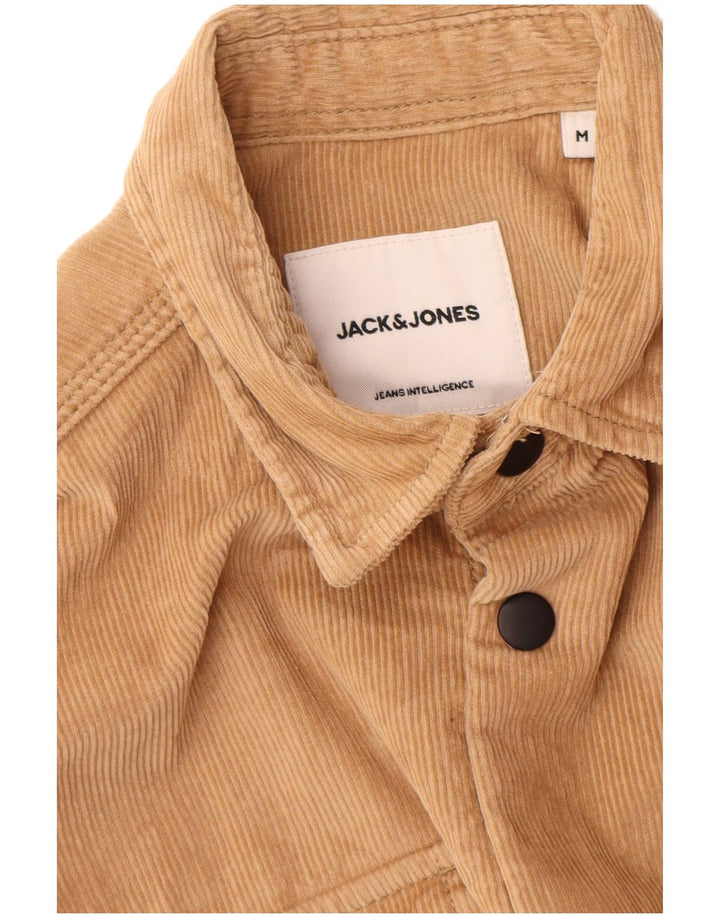 Jack & Jones Herre Classic Fit Fløjlsskjorte Medium Beige Bomuld