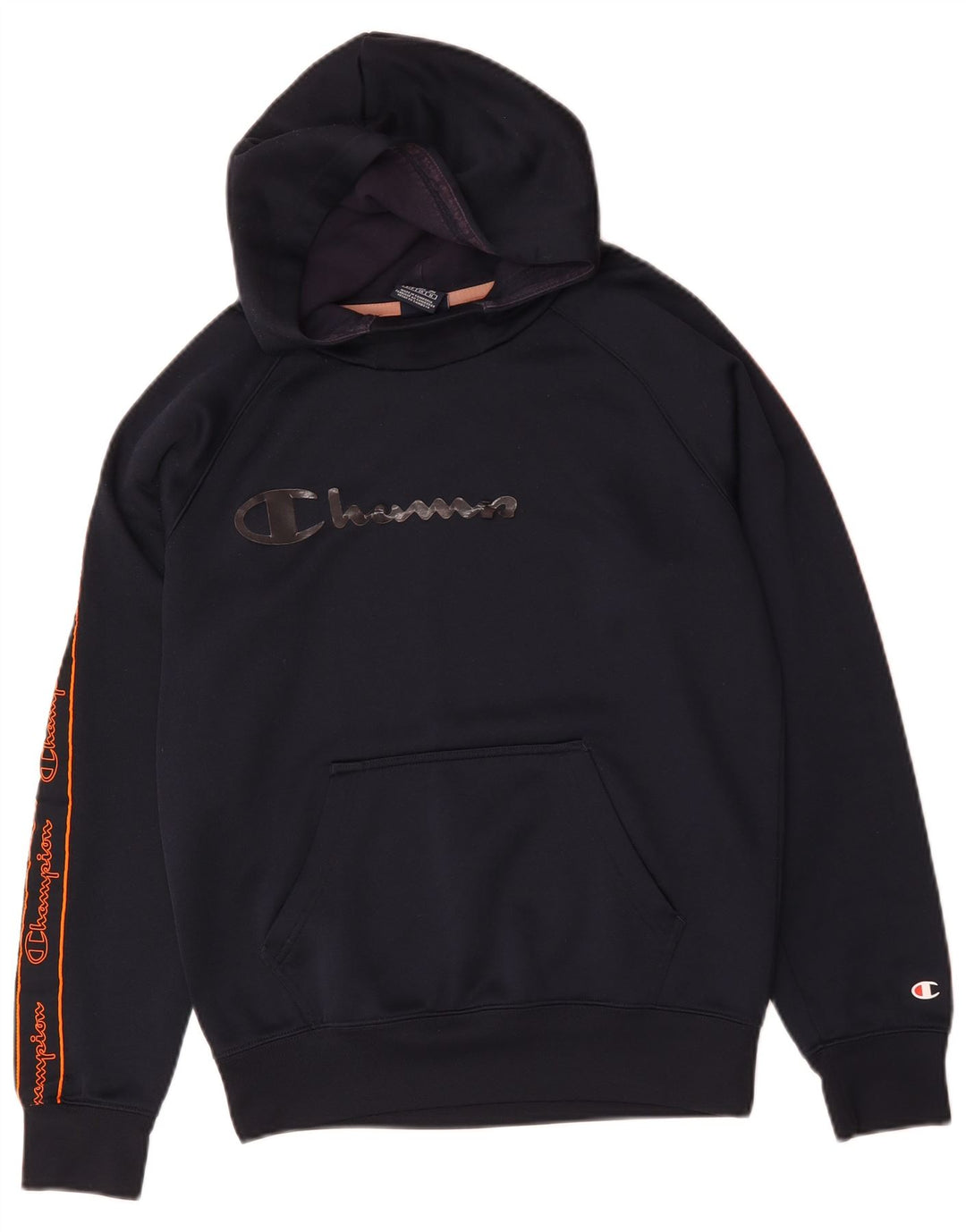 CHAMPION Grafisk hættetrøje til mænd mellem marineblå polyester