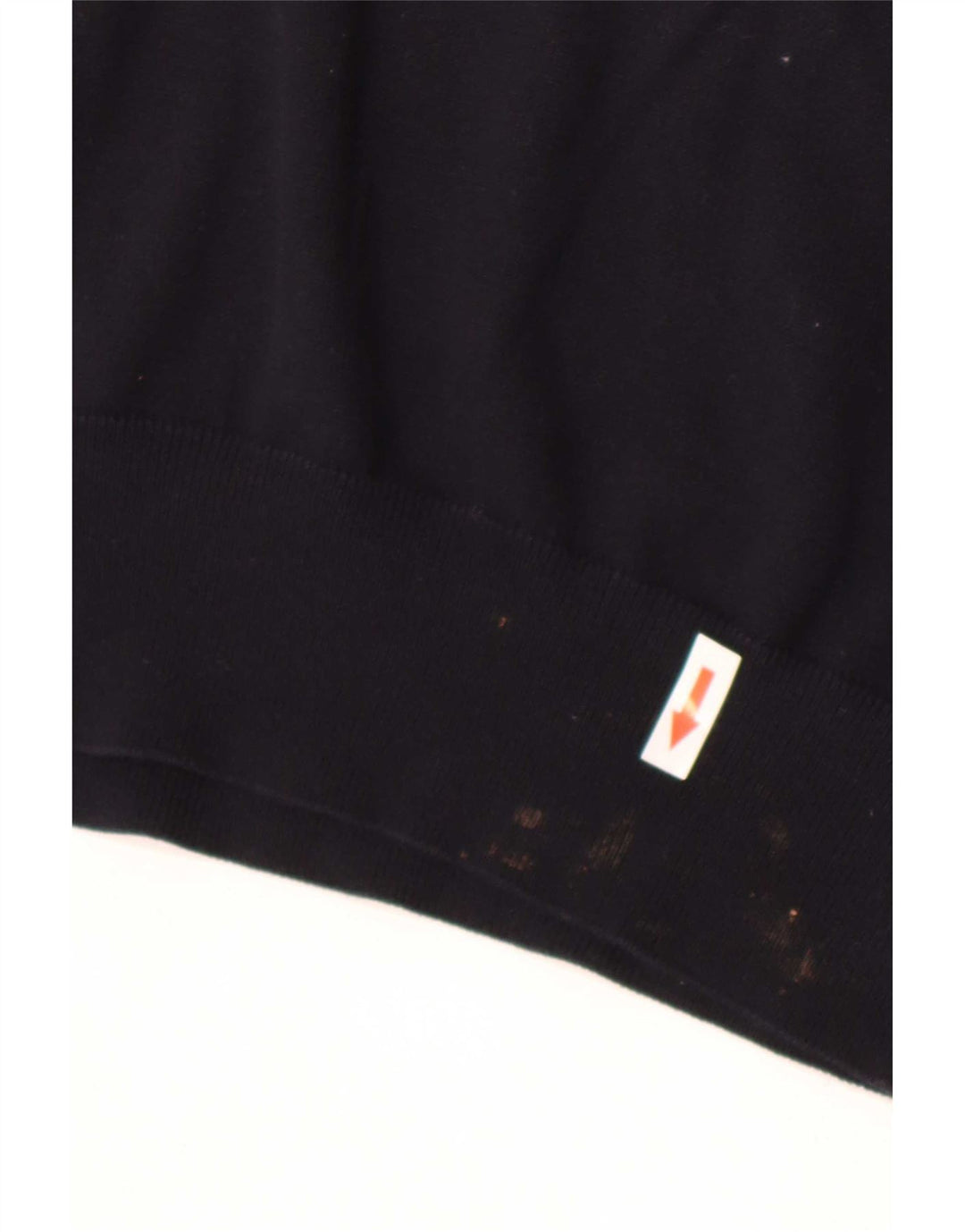 Hugo Boss Herre Regular Fit Crew Neck Jumper Sweater Medium Sort Bomuld