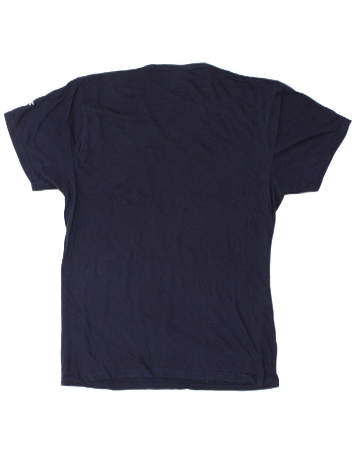 Diadora Herre T-shirt Top Stor marineblå bomuld