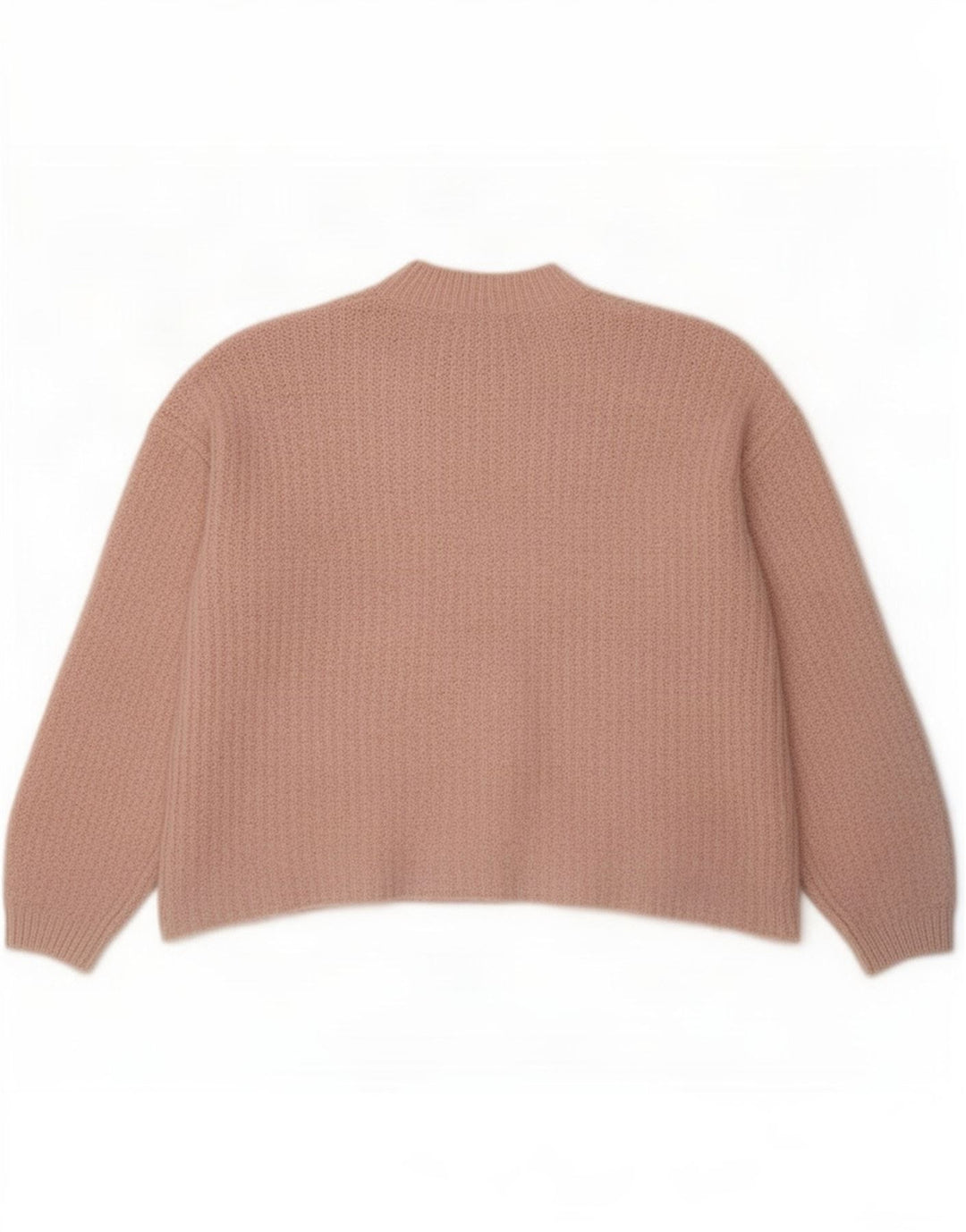 Marks & Spencer dame sweater med rund hals i overstørrelse UK 14 Medium Pink