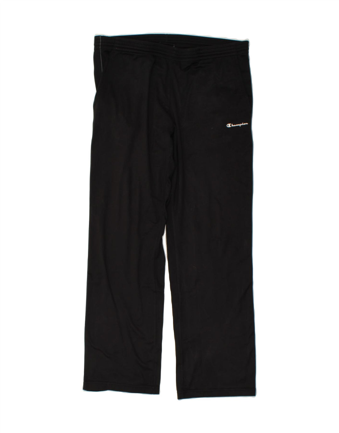 CHAMPION Mens Tracksuit Trousers Medium Black Polyester Vintage Champion and Second-Hand Champion from Messina Hembry 
