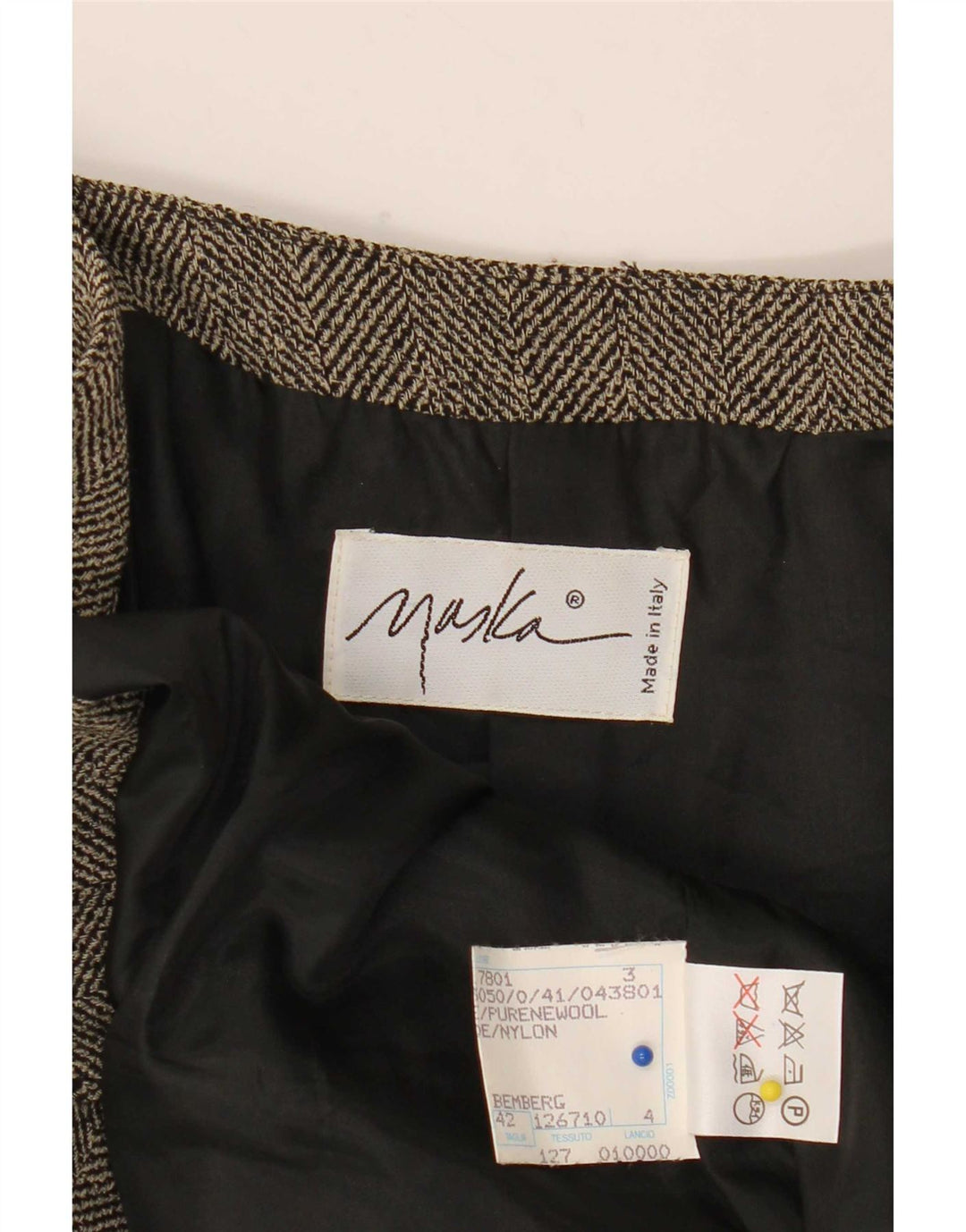 Maska Dame Dobbeltradet Blazer Jacket IT 42 Medium Grey Sildeben