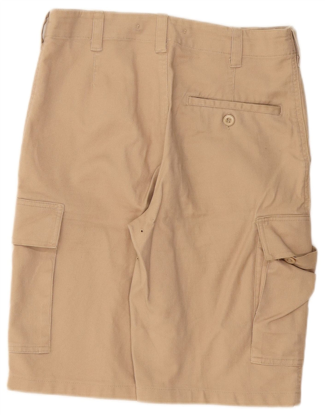 VINTAGE Herre Cargo Shorts IT 46 Small W32 Beige Bomuld