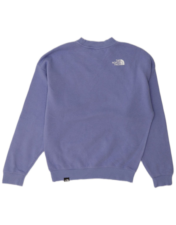 The North Face Dame Grafisk Sweatshirt Jumper UK 10 Lille Lilla