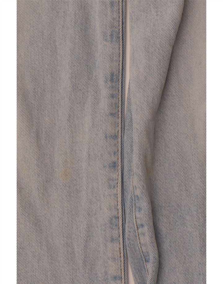 LEVI'S Womens Ribcage Straight Jeans W25 L26 Blue Cotton
