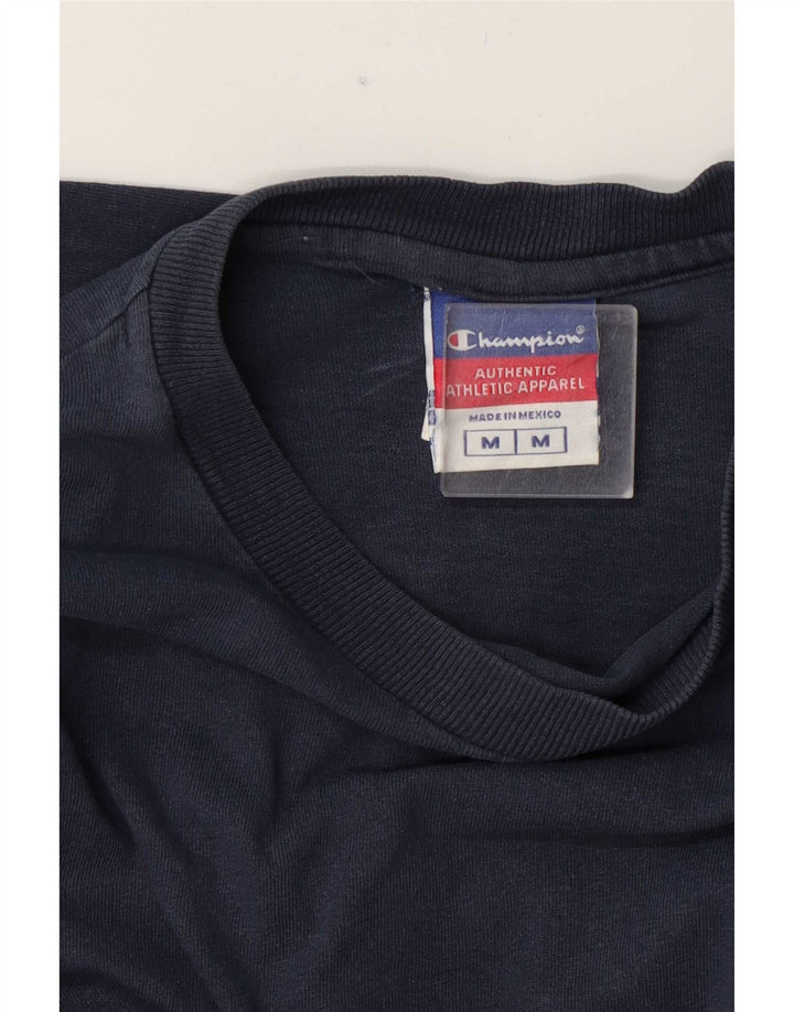 Champion Dame Top Langærmet UK 14 Medium Navy Blue Bomuld