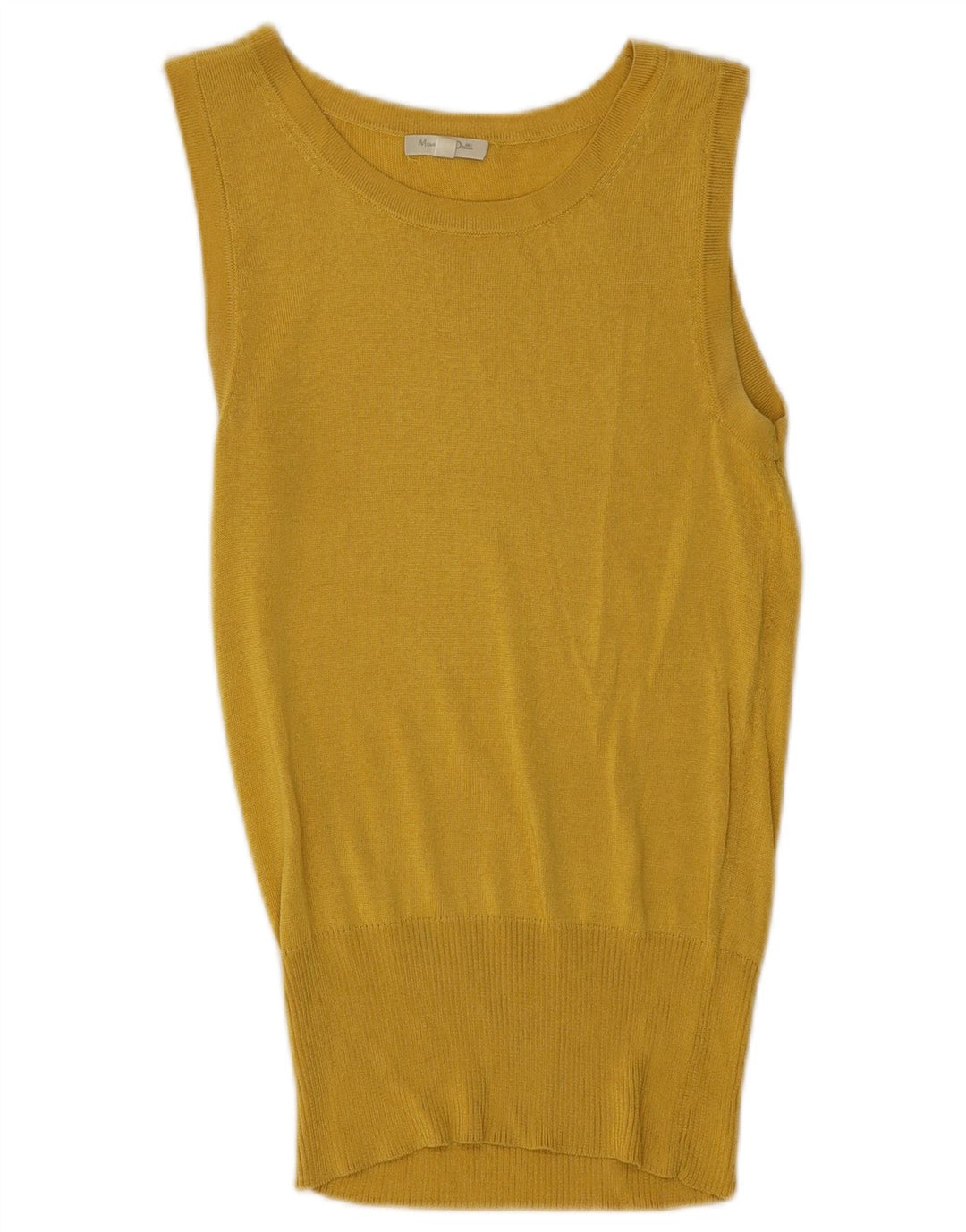 Massimo Dutti Damevest Top UK 12 Medium Gul