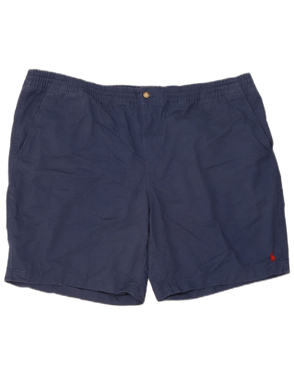 Polo Ralph Lauren Herre Big Chino Shorts XL W42 Navy Blue Cupro