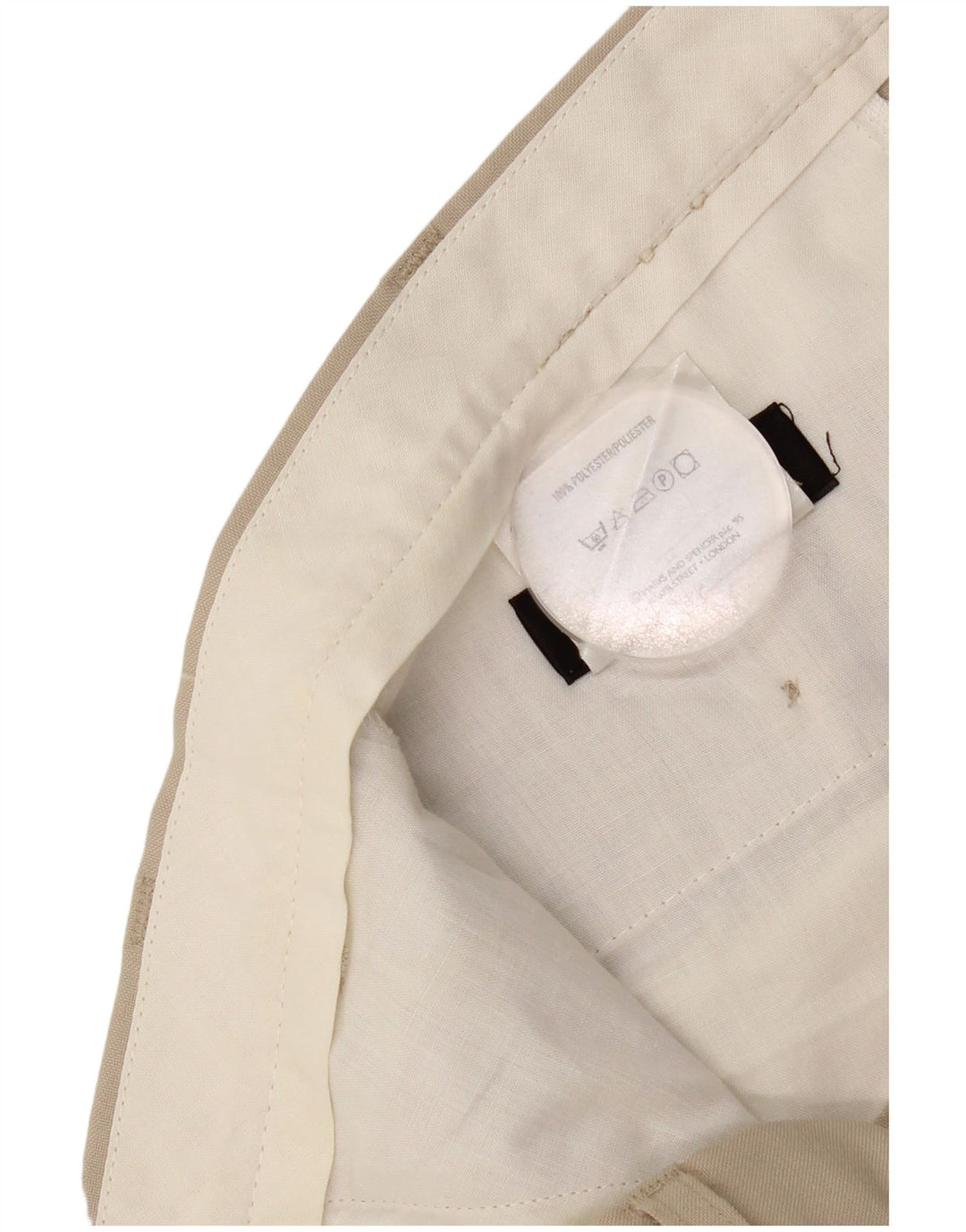 Marks & Spencer Herre St. Michael Straight Casual Bukser W40 L31 Beige