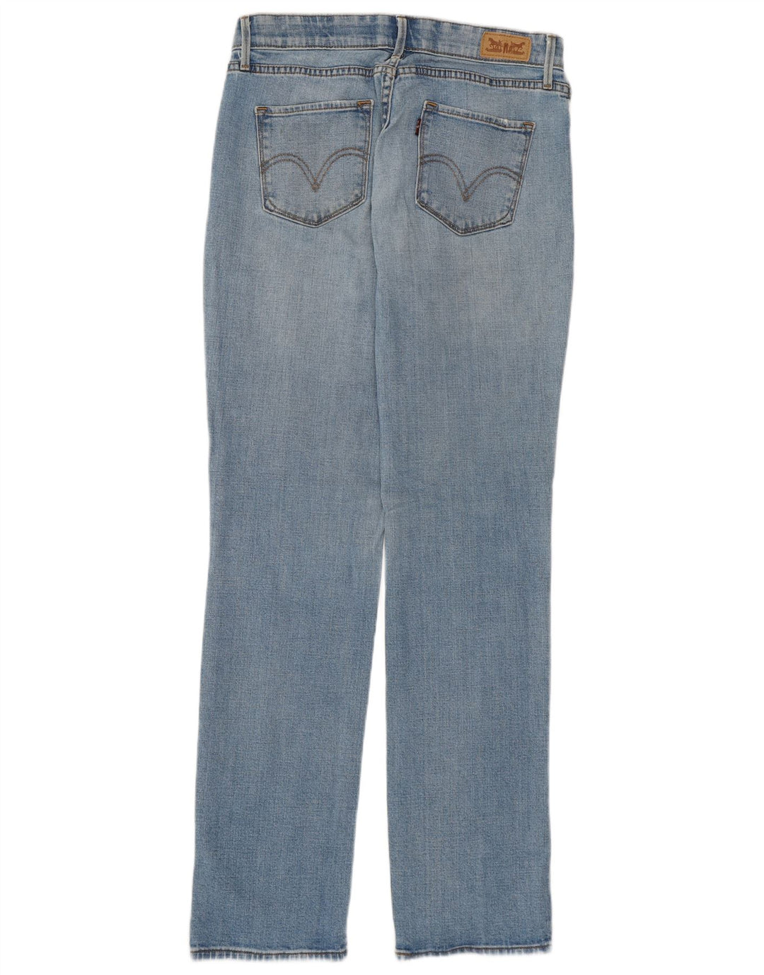 LEVI'S Dame 525 Straight Jeans US 10 Large W32 L31 Blå