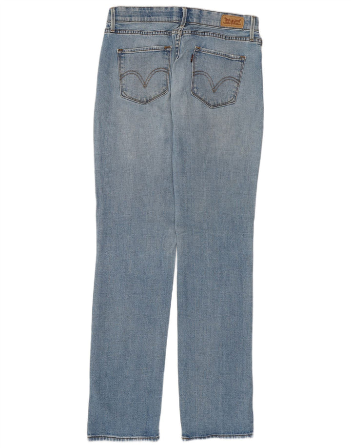 LEVI'S Dame 525 Straight Jeans US 10 Large W32 L31 Blå