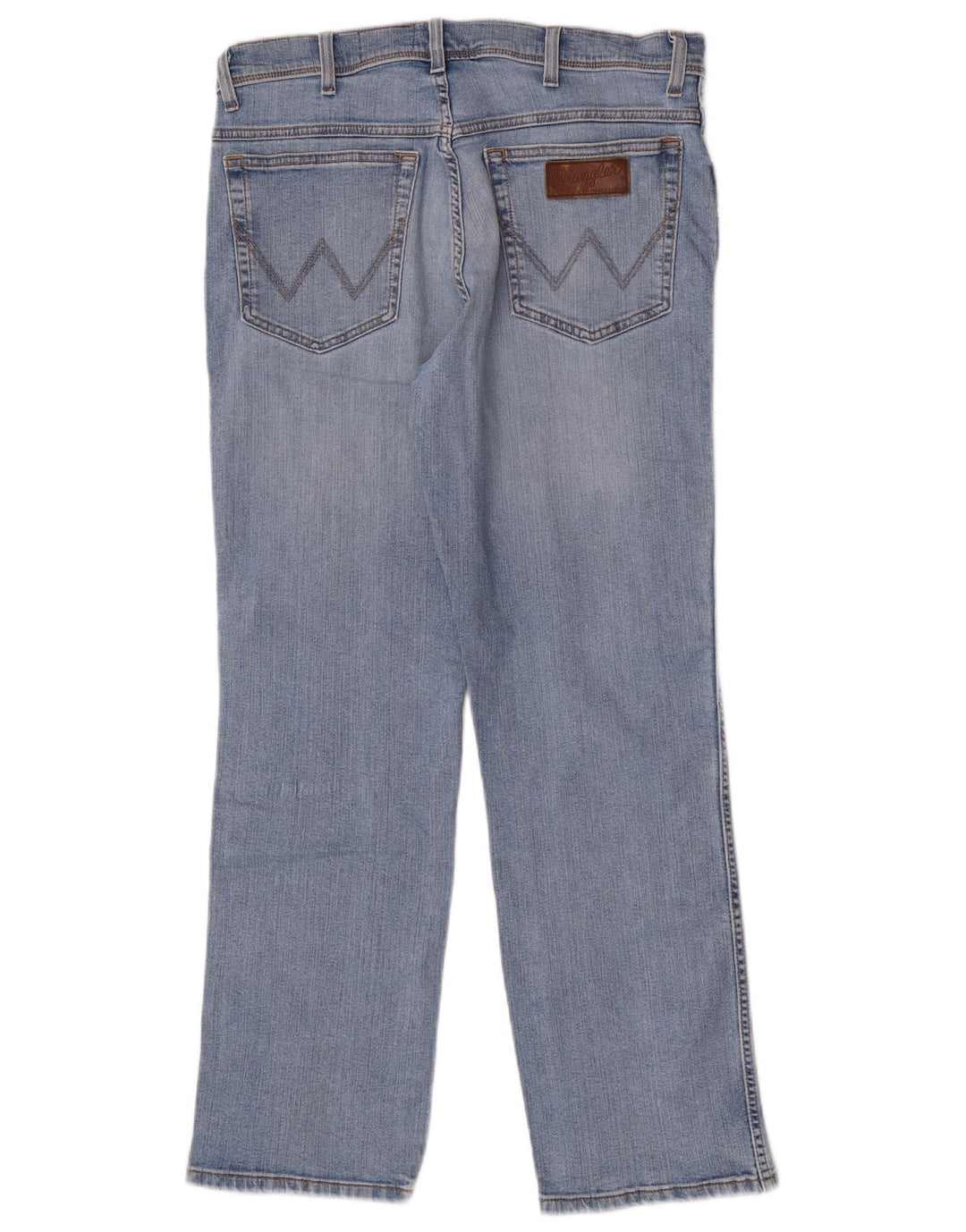 Wrangler Herre Texas Stretch Straight Jeans W34 L30 Blå Bomuld
