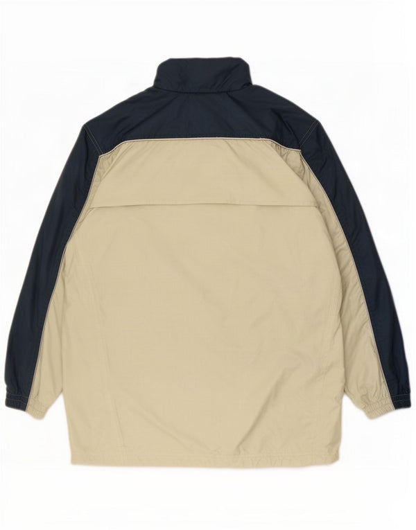Adidas Drenge Hætte Anorak Regnjakke 15-16 år Beige Colourblock