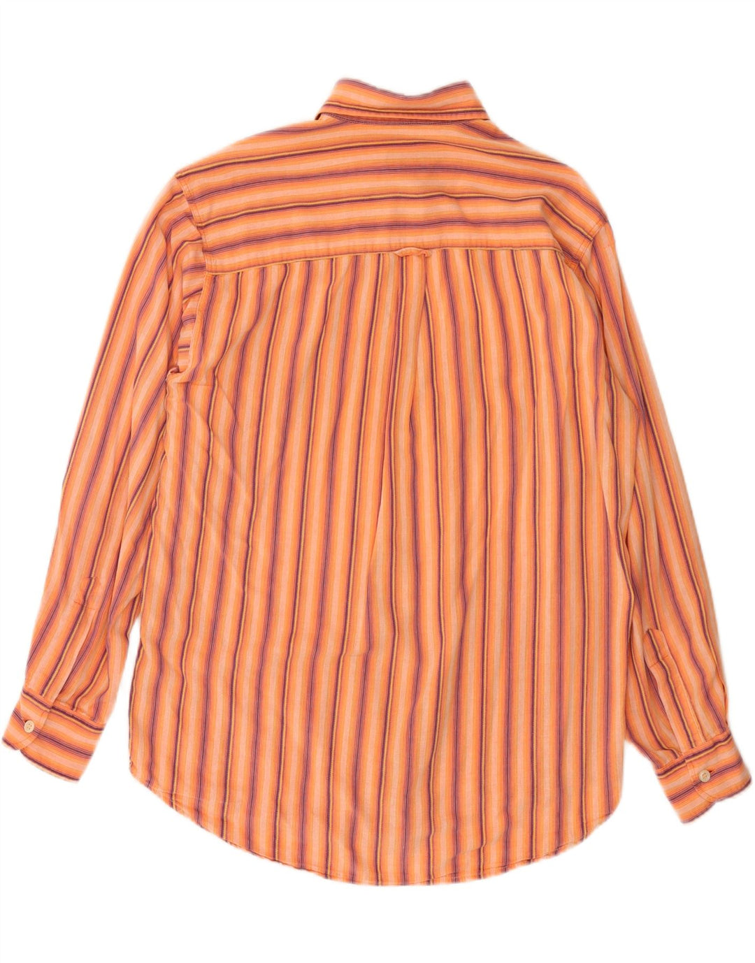 CARRERA herreskjorte medium orange stribet bomuld