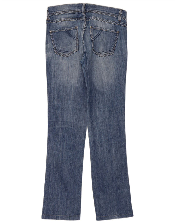 Benetton Dame Regular Fit Straight Jeans W28 L28 Blå Bomuld
