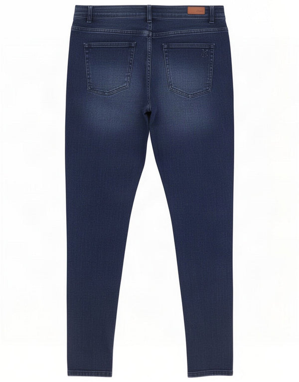 Joules Womens Super Skinny Jeans UK 12 Medium W30 L30 Navy Blue Cotton