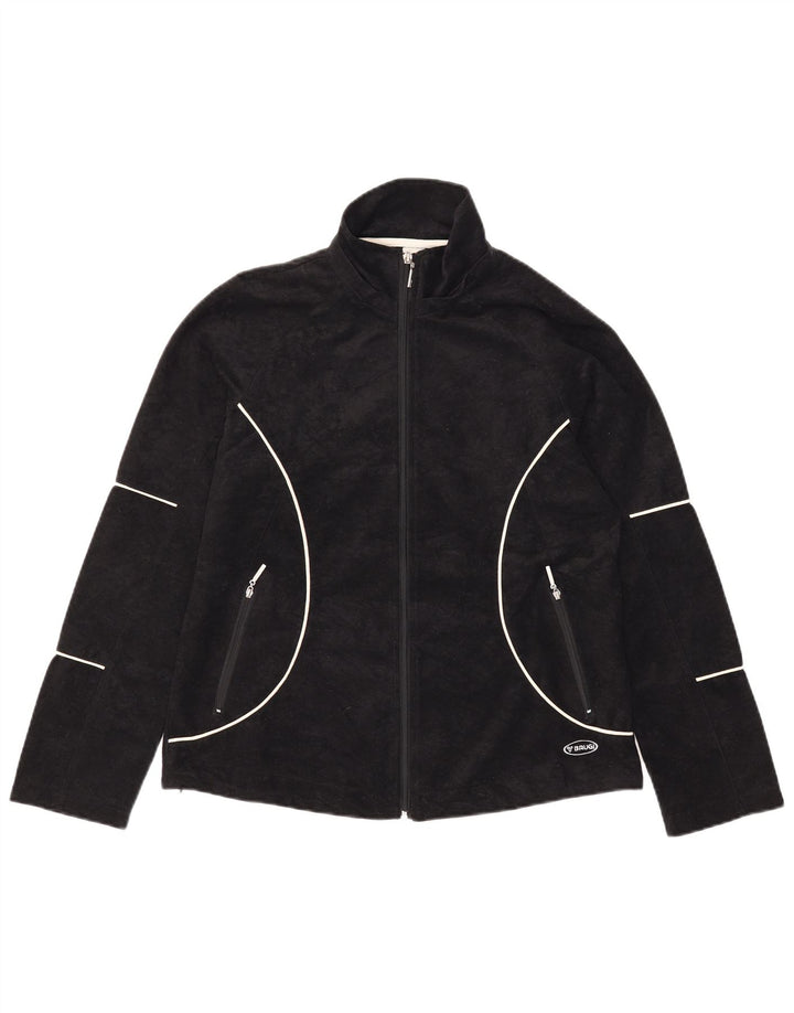 Brugi Dame Fleecejakke UK 12 Medium Sort Polyester