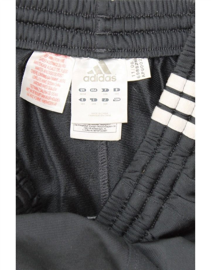 ADIDAS Boys Tracksuit Trousers 13-14 Years Grey Polyester Vintage Adidas and Second-Hand Adidas from Messina Hembry 