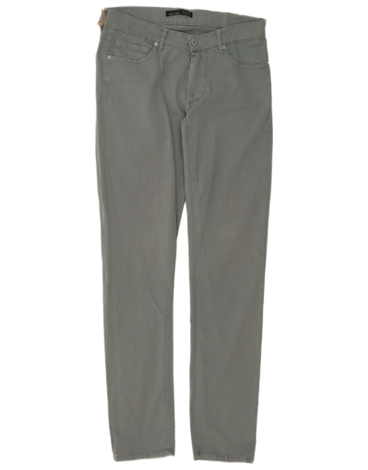 ZARA Herre Slim Jeans EU 40 Medium W31 L31 Grå Bomuld