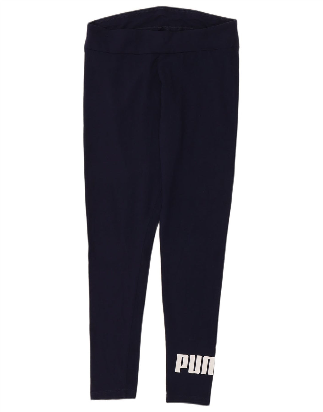 Puma Grafiske Leggings til kvinder UK 12 Mellem marineblå bomuld