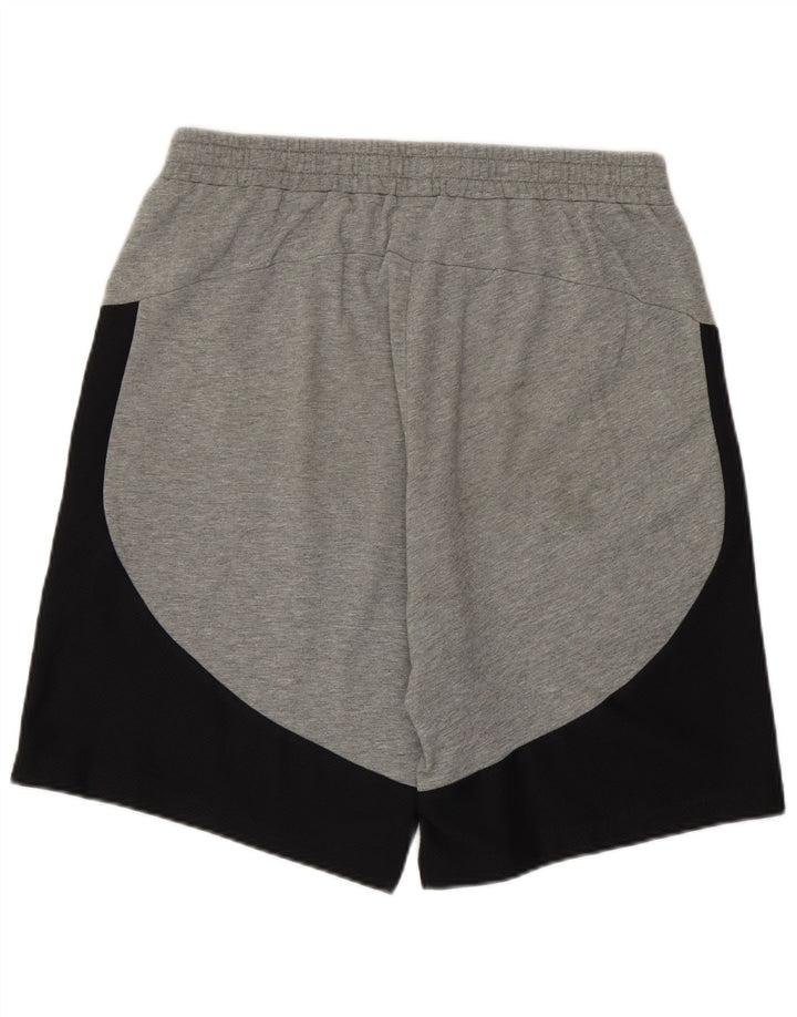 Puma Sportshorts til mænd, store grå farveblokke bomuld