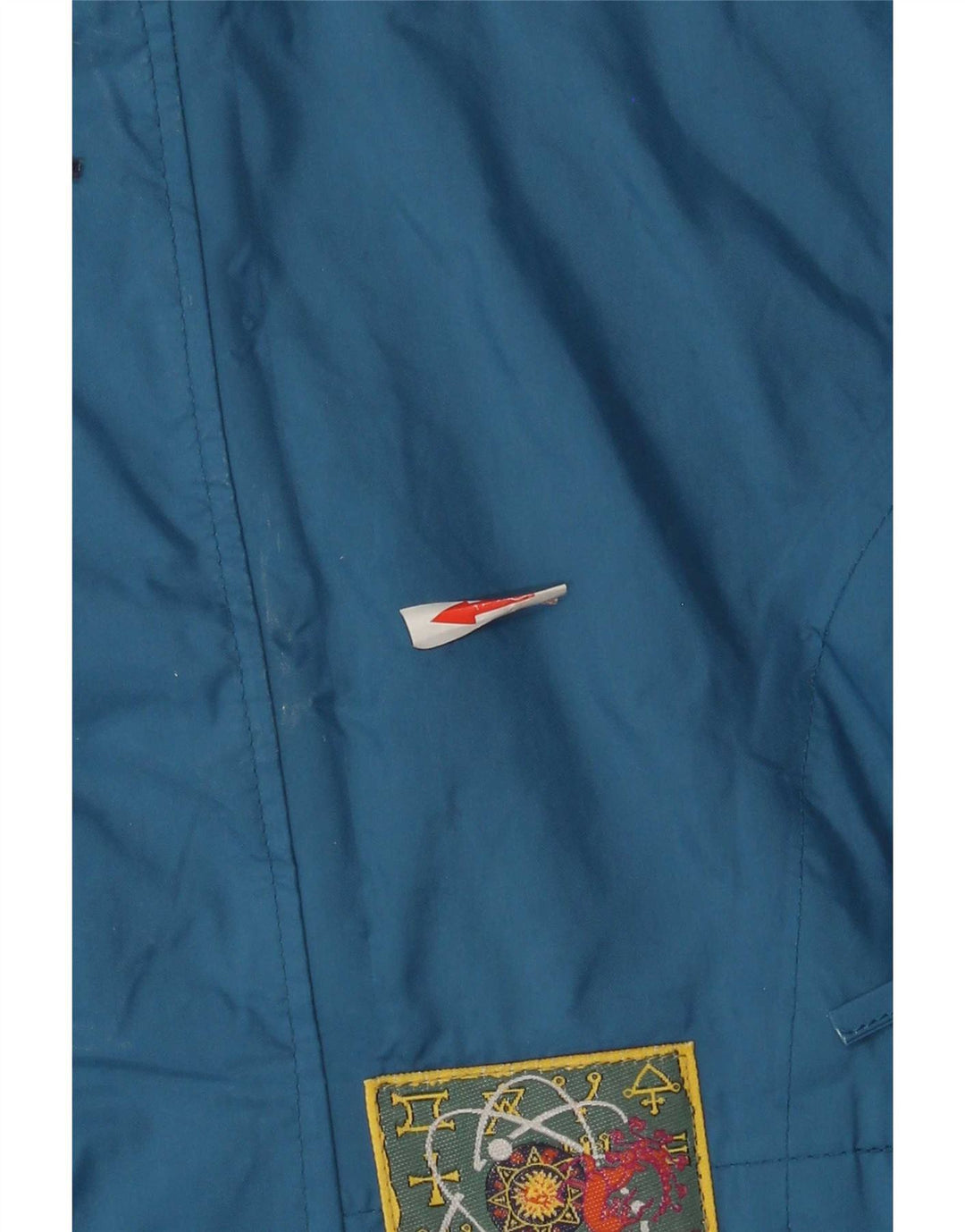 Agu Regnjakke med hætte til mænd UK 36 Small Blue Colourblock Polyamid