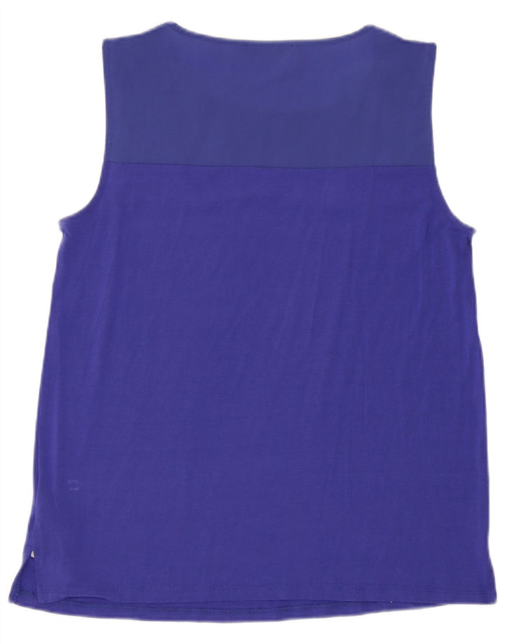Liu Jo Damevest Top UK 6 XS Blue Viscose