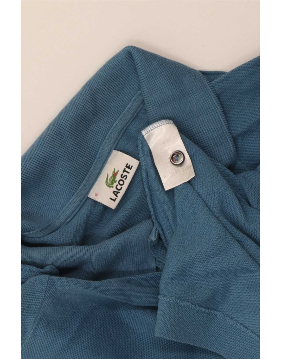 Lacoste herre poloskjorte str. 6 XL Blå bomuld