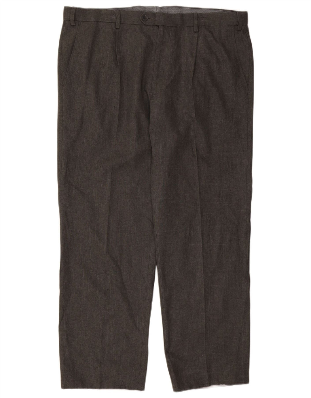 Marks & Spencer Herre Regular Suit Bukser W38 L29 Grå Polyester