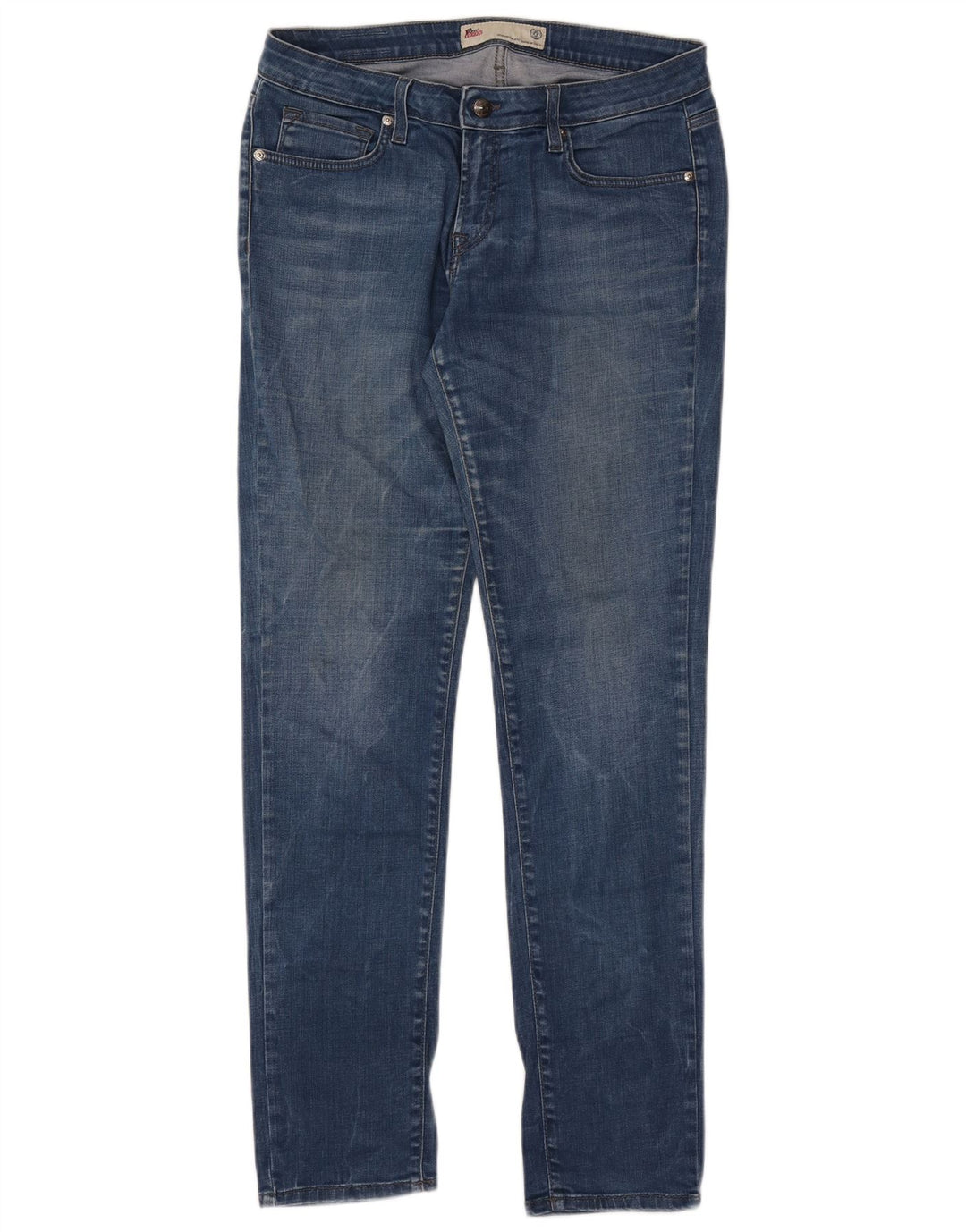Roy Rogers Dame Slim Jeans IT 47 Large W33 L32 Blå Bomuld