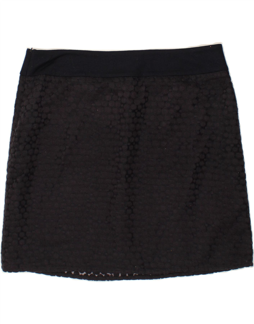 WINDSOR Womens Mini Skirt W42 3XL Navy Blue Spotted Vintage Windsor and Second-Hand Windsor from Messina Hembry 
