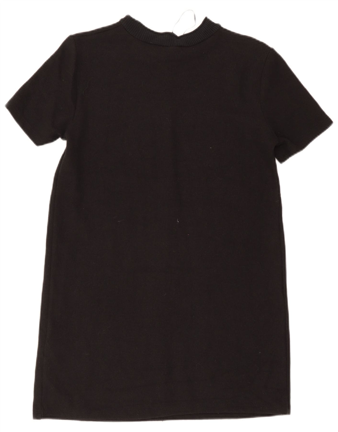 Zara Womens Shift Dress UK 12 Medium Black Bomuld