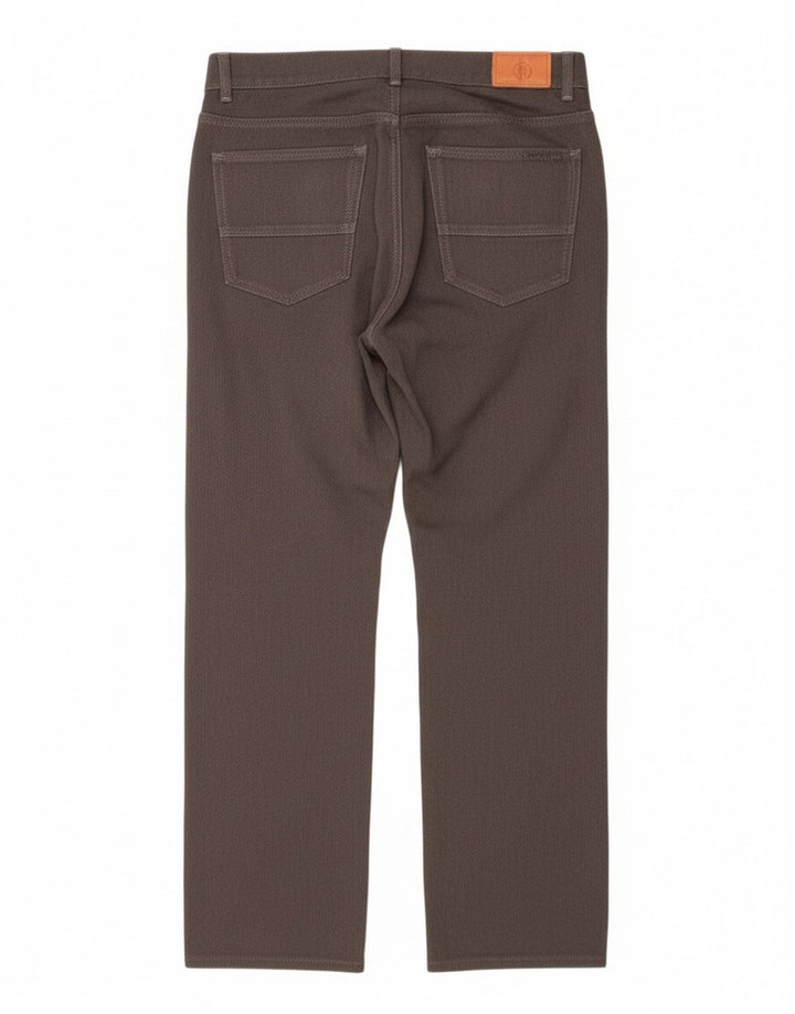 Trussardi Lige Casual Bukser til kvinder W33 L29 Grå Polyester